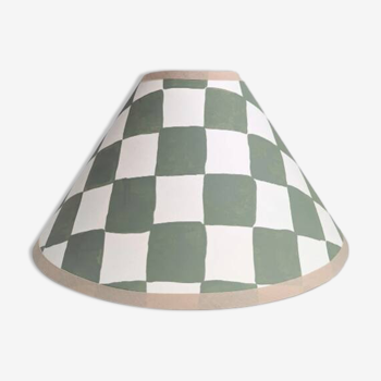 Green tile lampshade