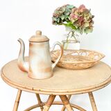 Enamelled stoneware coffee maker