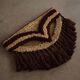Handmade vintage bohemian jute rug, made in India, late 20th century.