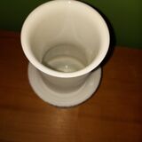 Richard Scharrer's white porcelain vase op art for Thomas , Germany 1970