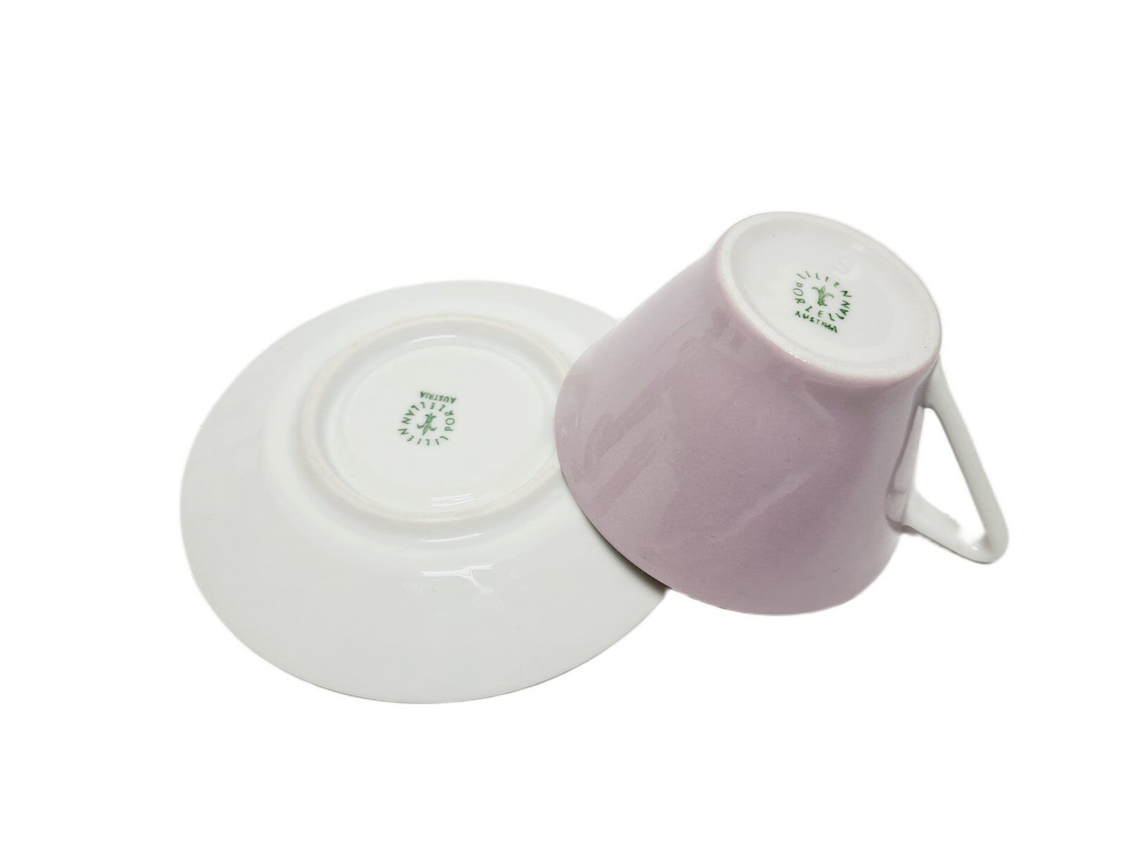 Tasse et soucoupe postmodernes, Pologne, années 1970, ensemble de 2