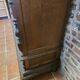 Flemish 3-door oak wardrobe