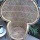 Pair of Emmanuelle rattan armchairs
