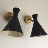 Pair of appliques design years 50