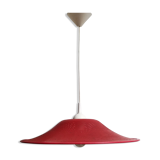 Red perforated hanging