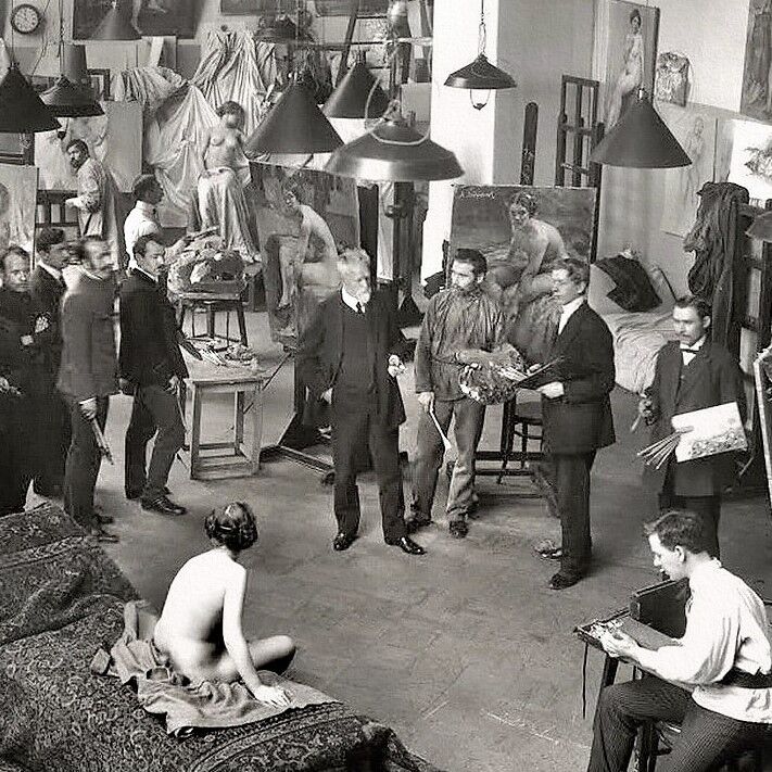 Photography, "The Academy of Painting" Paris, 1913