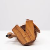 Jouets en teck vikings Kay Bojesen Danemark années 1960
