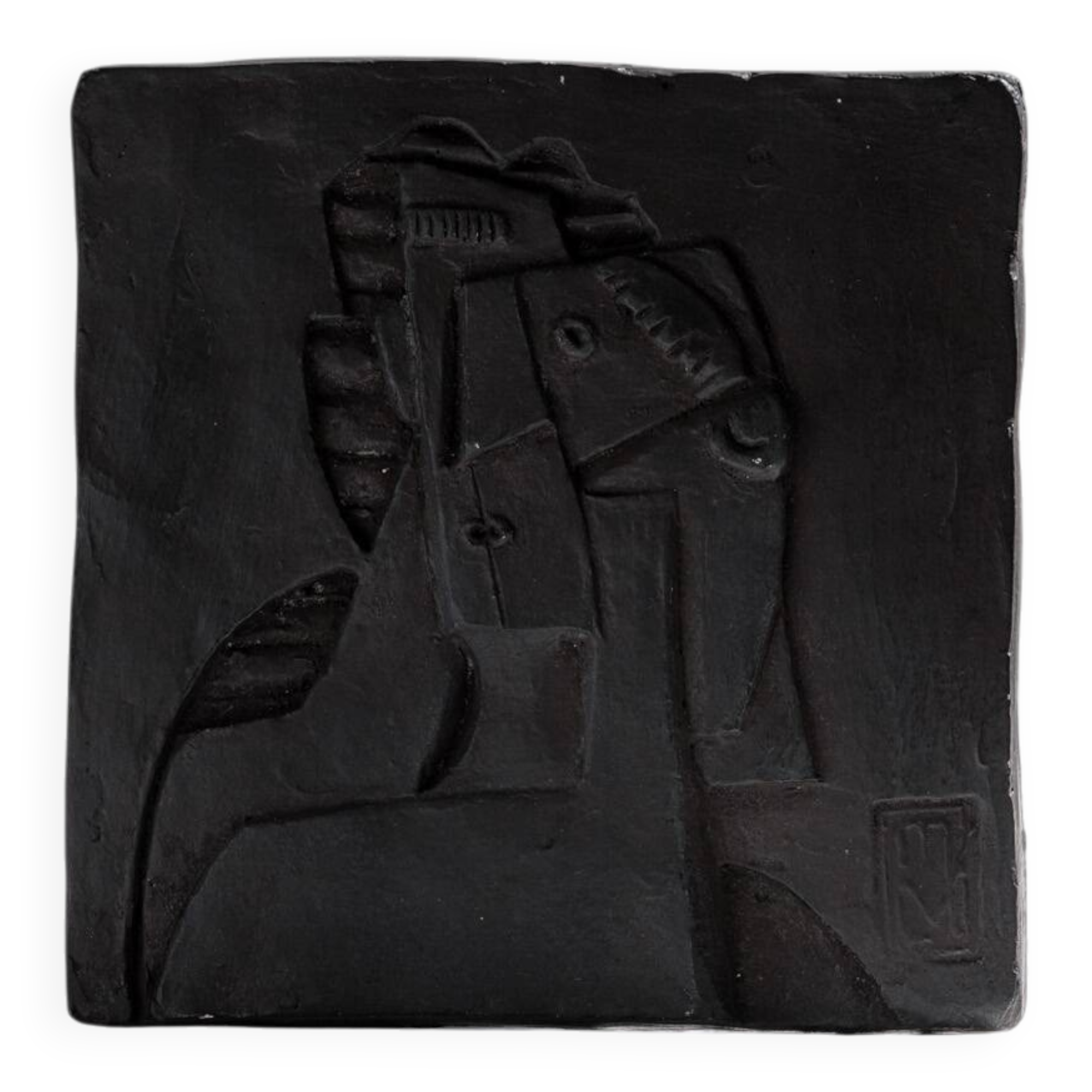Slate wall sculpture, 1980s