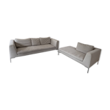 Set of 2 B&B Italia sofas model "Charles"