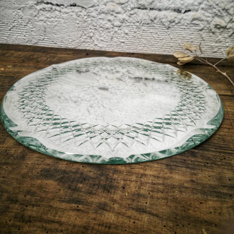 Beveled mirror to be placed