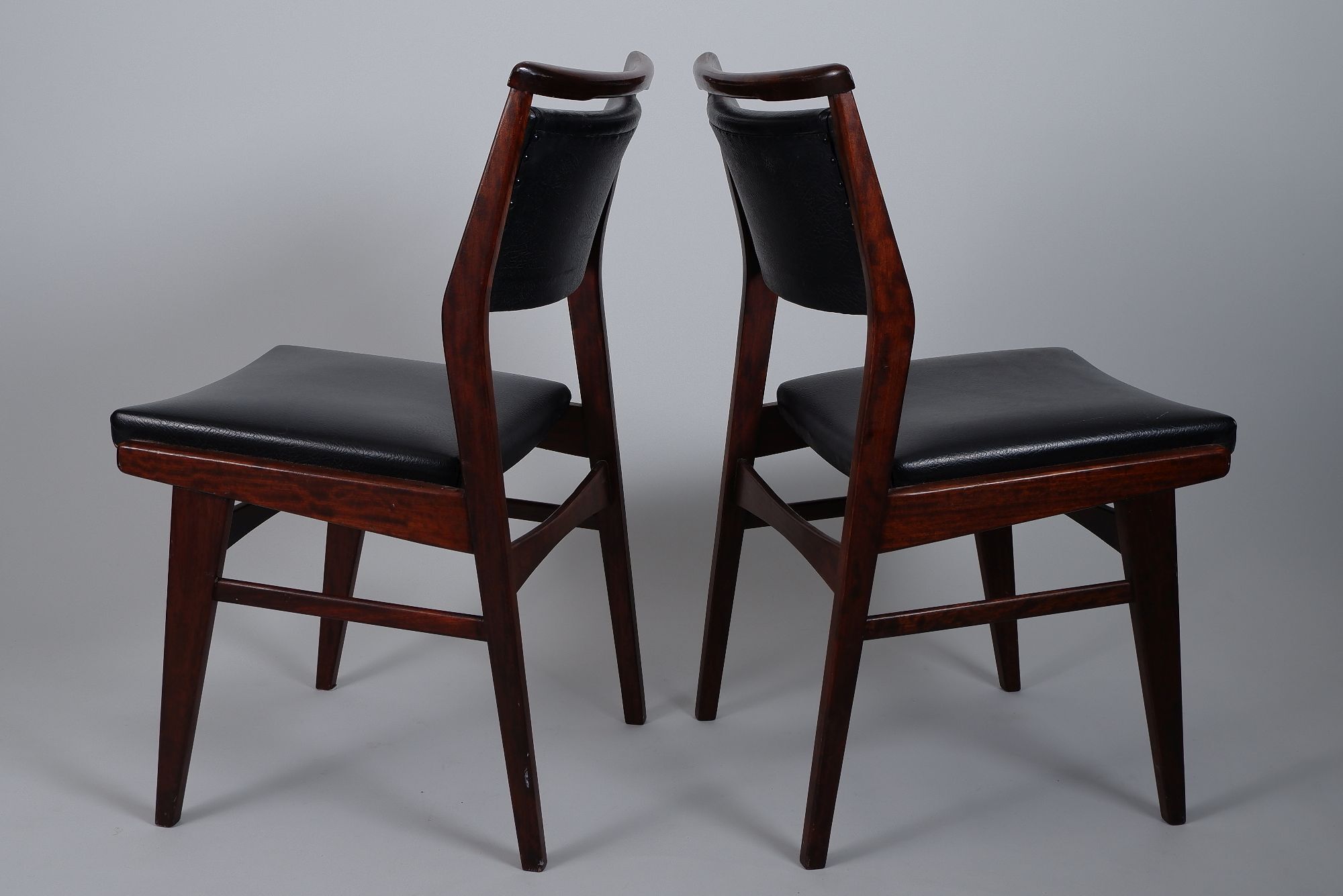 Set of 6 dining chairs in rosewood 1960s