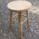Antique 4-legged wooden stool