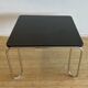 Black, tubular coffee table model B-10 by Marcel Breuer for Thonet