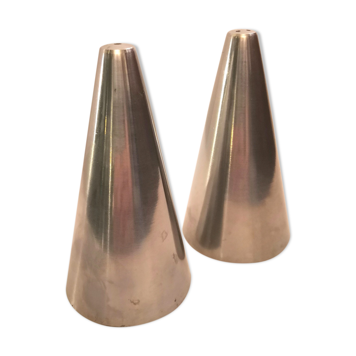 Conical pepper salt shaker Made in Denmark design 70s