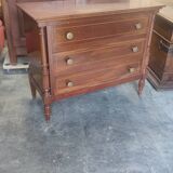 Mahogany chest of drawers 3 drawers circa 1940