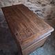 Antique marriage chest in oak / blanket chest – 18th century, Auvergne, France