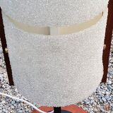 Scandinavian style floor lamp in teak and granite resin from the 70s