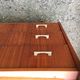 Vintage chest of drawers with 3 drawers in varnished teak