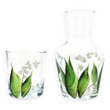 Carafe et Gobelet Muguet