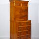 Antique Secretary Walnut Vintage Chest of Drawers