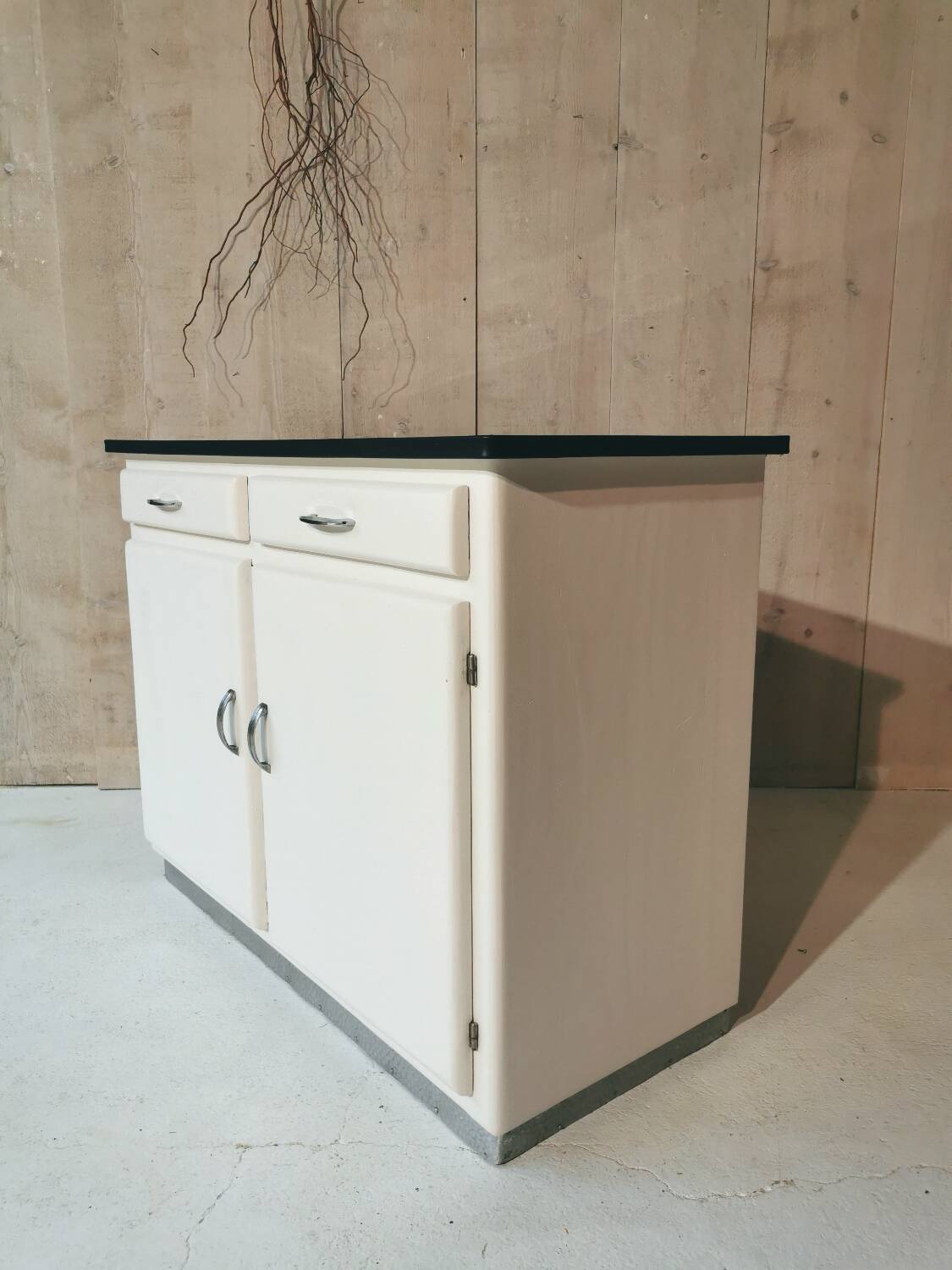 Small white sideboard