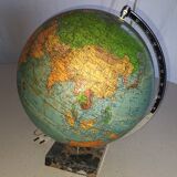 Illuminated terrestrial globe Perrina from the 1950s/60s.
