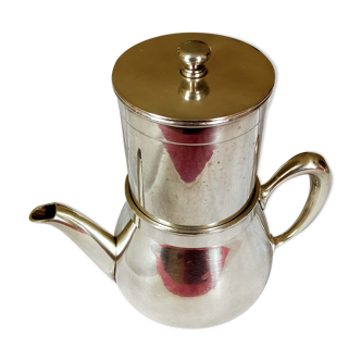 Christofle silver metal coffee maker