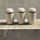 3 sandstone jars