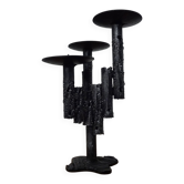 Brutalist Iron Candleholder, 1960s