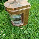 Old copper houseboat lamp