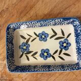Old rectangular ceramic butter dish/dish