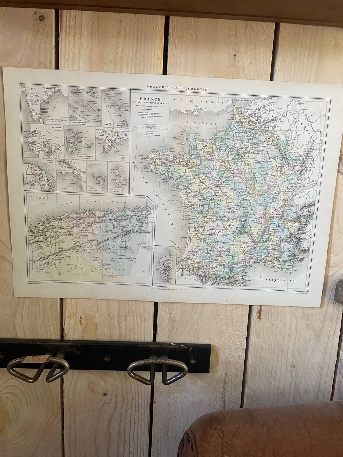 Map of France and Colonies