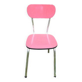 Old red formica chair