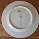 Limoges porcelain and decorated with Sologne porcelain Flat plate