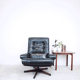 G-MÖBEL armchair leather, 1970