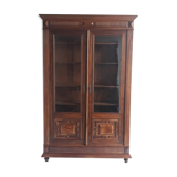 Bookcase showcase walnut end XIX