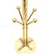 Vintage marble Hollywood Regency coat rack made in the 1970s