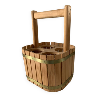 Porte bouteilles en bois