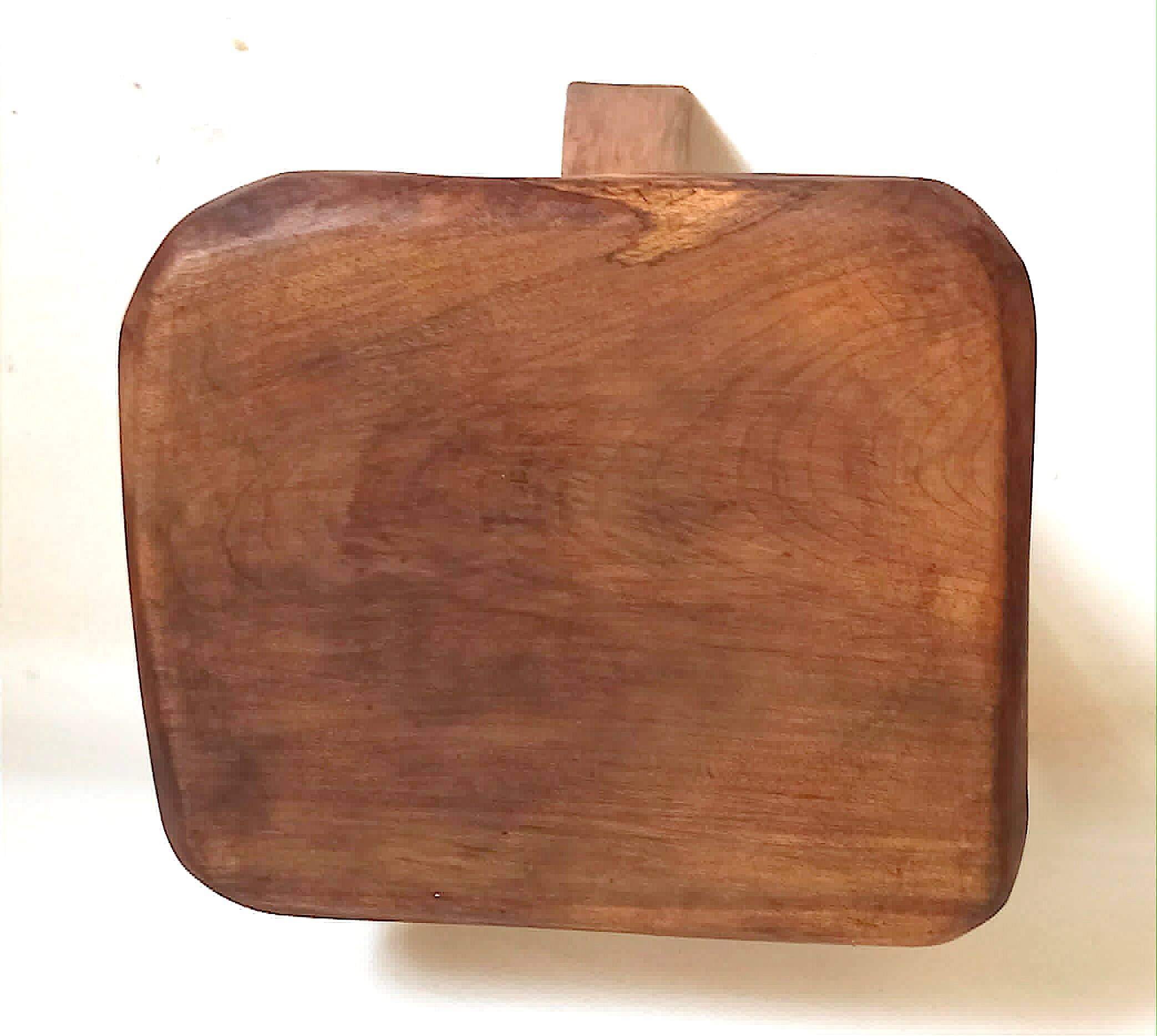 Brutalist tripod stool from the 1960s.
