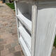 Patinated white bibus