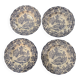 Set of 4 PB Hollow advertising plates