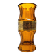 Vase Art Déco, verre miel oroplastique, Moser, Tchécoslovaquie, années 1930