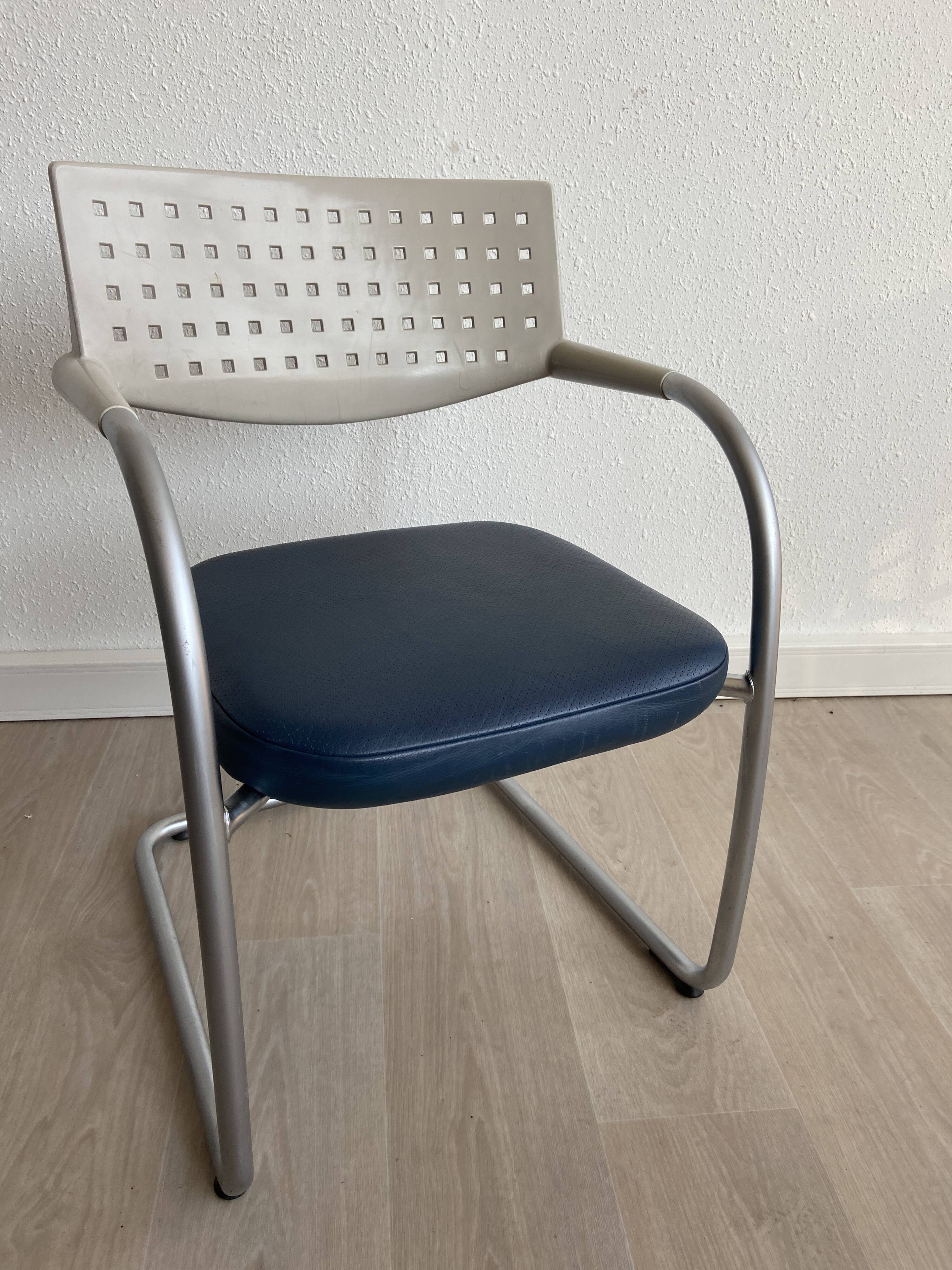 Lot de 6 chaises visavis visasoft par Antonio Citterio & Glen oliver löw vitra