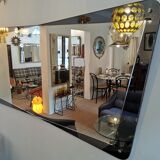 Mirror XXL two-tone 60s libe shape 166x76cm