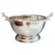 Vintage Silver Plate Bowl, Ice Bucket, European Decorative Bowl in the Shape of a Deer Head
