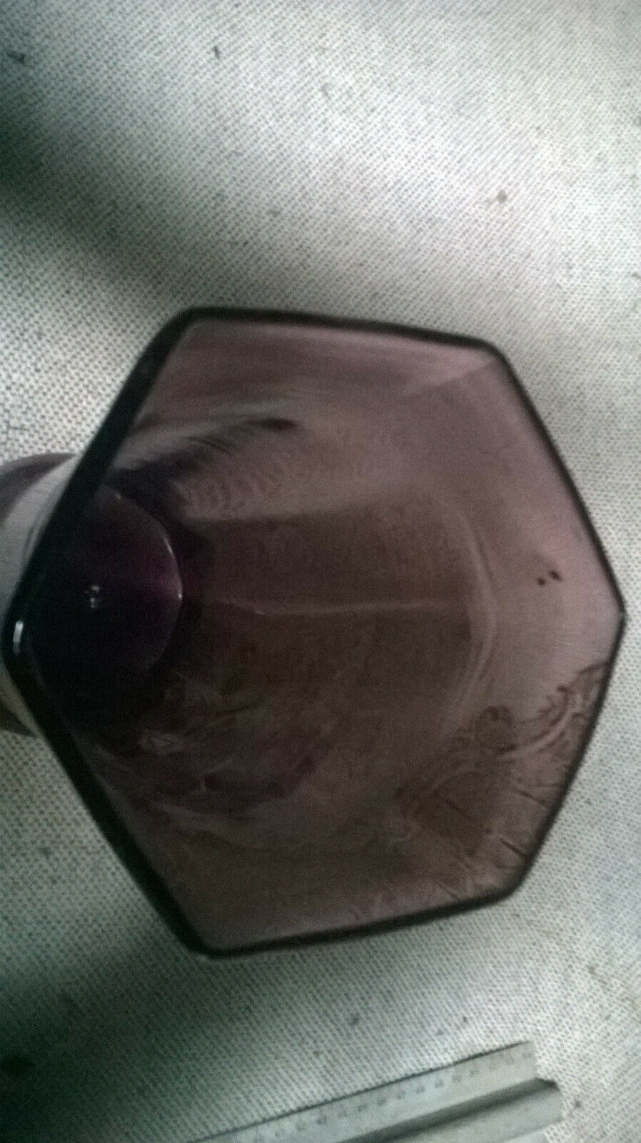 Vase en verre émaillée