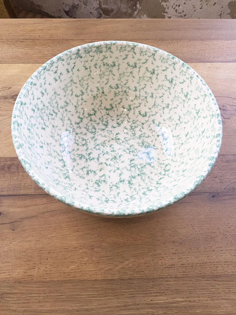 Green speckled flat XL