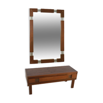 Ensemble hall cabinet avec miroir 'Moskosel'