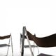 Lübke 4-piece set of folding dining chairs by Fantoni&Geraci, 1969