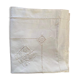 Cotton pillowcase embroidered monogram JB.